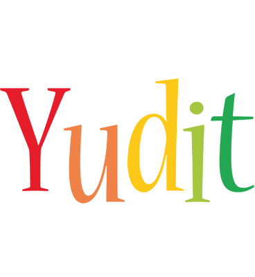 Yudit birthday logo