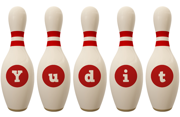 Yudit bowling-pin logo