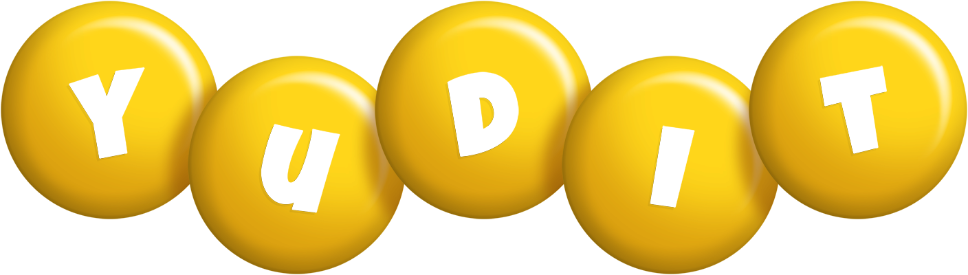 Yudit candy-yellow logo