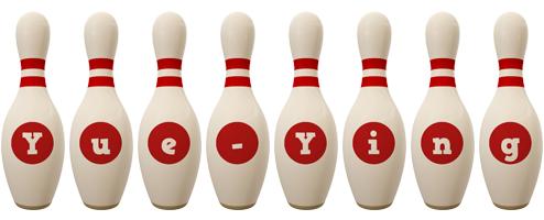 Yue-Ying bowling-pin logo