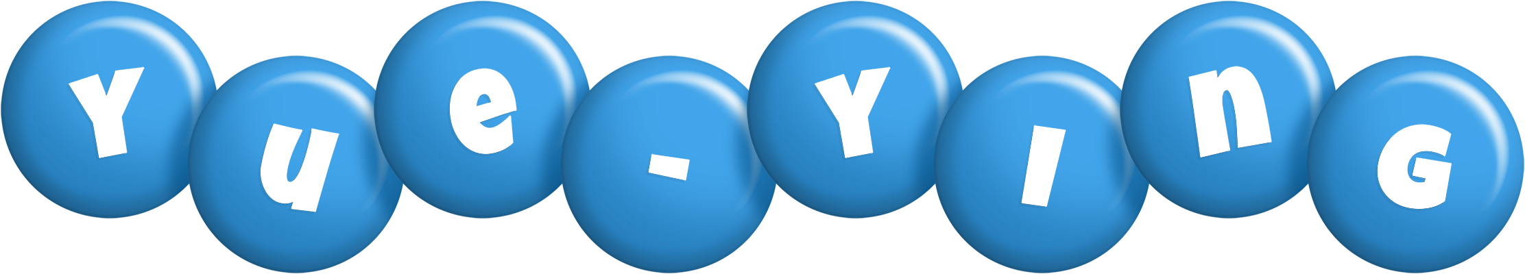 Yue-Ying candy-blue logo