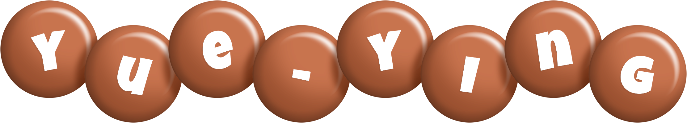 Yue-Ying candy-brown logo