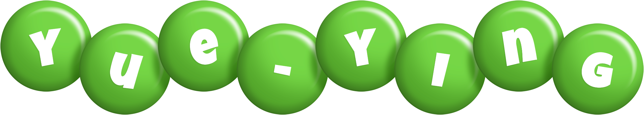 Yue-Ying candy-green logo