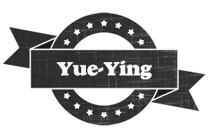 Yue-Ying grunge logo