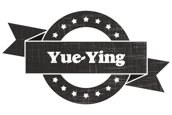 Yue-Ying grunge logo