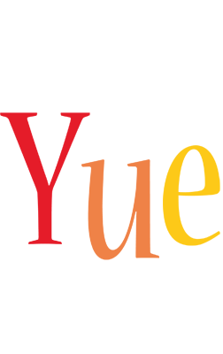 Yue birthday logo