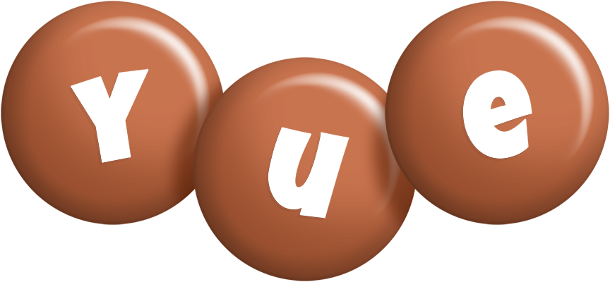 Yue candy-brown logo