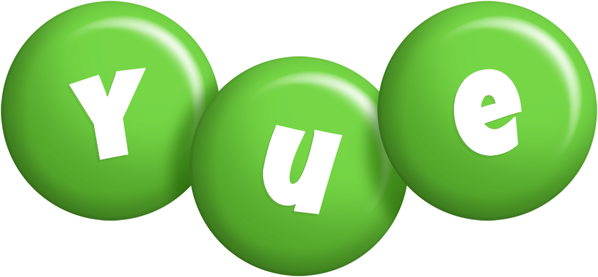 Yue candy-green logo