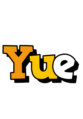 Yue cartoon logo