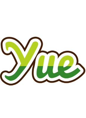 Yue golfing logo