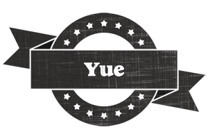 Yue grunge logo