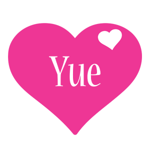 Yue love-heart logo