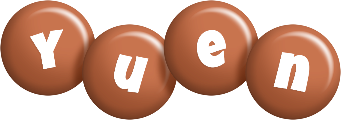 Yuen candy-brown logo