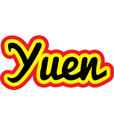 Yuen flaming logo