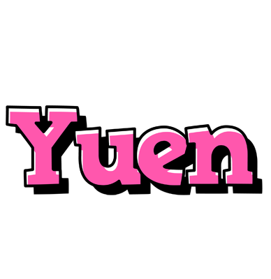 Yuen girlish logo