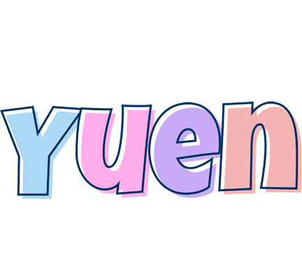 Yuen pastel logo