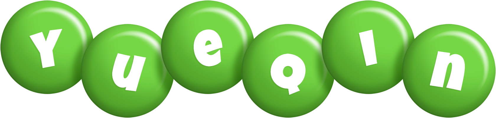Yueqin candy-green logo