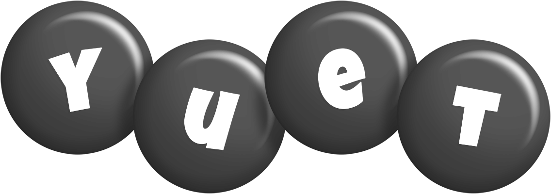 Yuet candy-black logo
