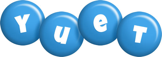 Yuet candy-blue logo