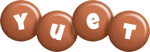 Yuet candy-brown logo