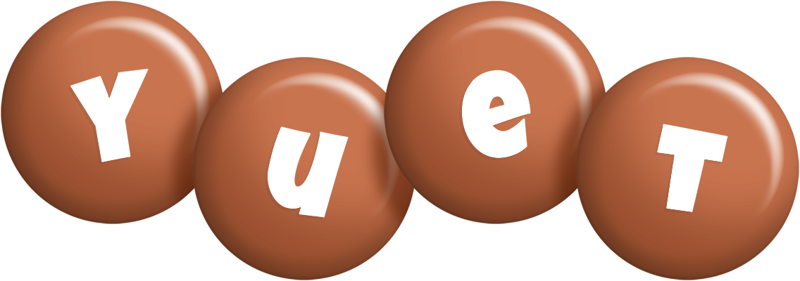 Yuet candy-brown logo