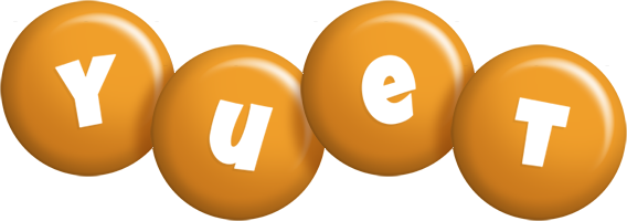 Yuet candy-orange logo