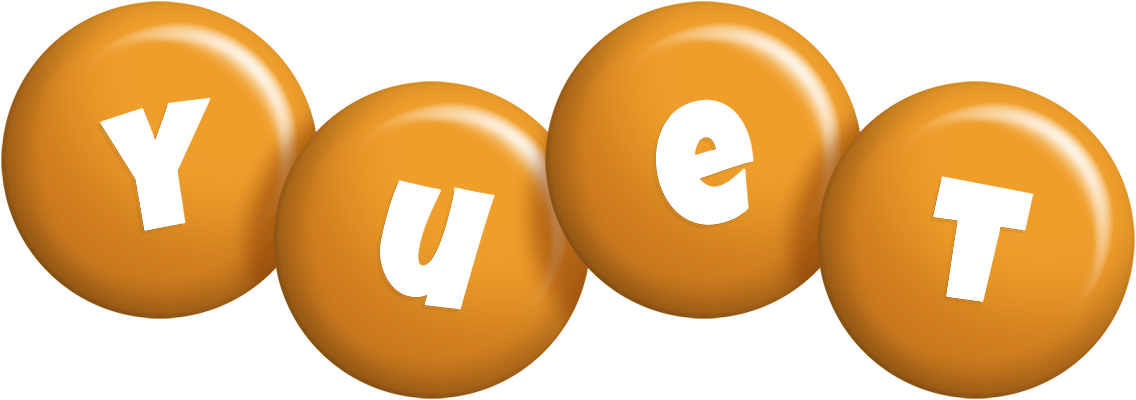 Yuet candy-orange logo