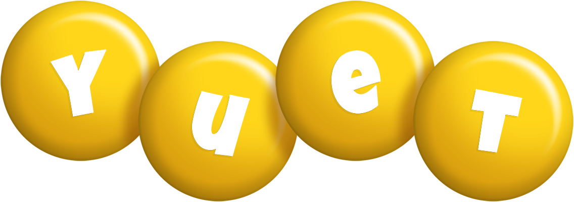 Yuet candy-yellow logo
