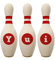 Yui bowling-pin logo