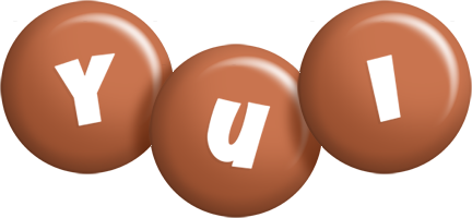 Yui candy-brown logo