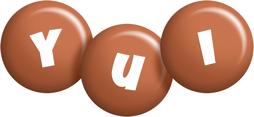Yui candy-brown logo