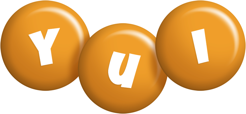 Yui candy-orange logo