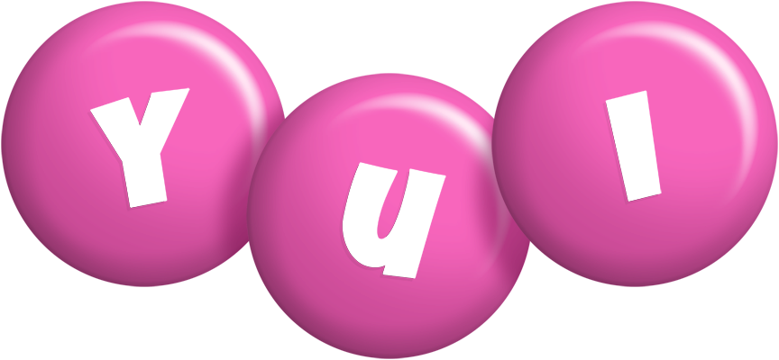 Yui candy-pink logo