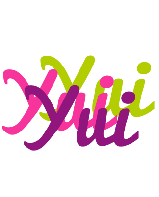 Yui flowers logo