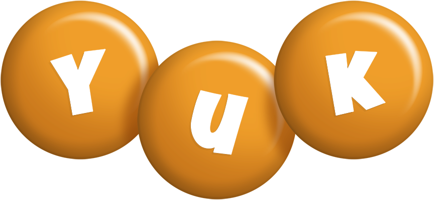 Yuk candy-orange logo