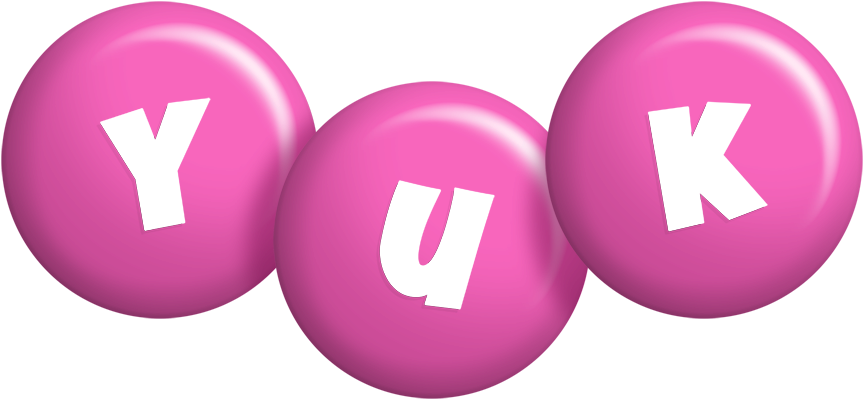 Yuk candy-pink logo