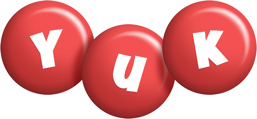 Yuk candy-red logo