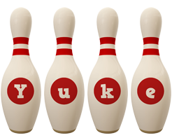 Yuke bowling-pin logo