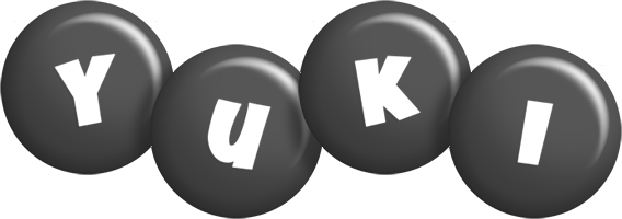 Yuki candy-black logo