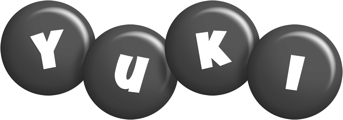 Yuki candy-black logo