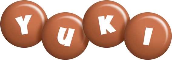 Yuki candy-brown logo