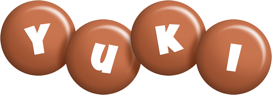Yuki candy-brown logo