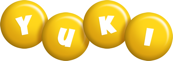 Yuki candy-yellow logo