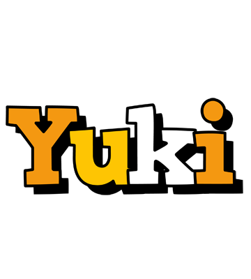 Yuki cartoon logo