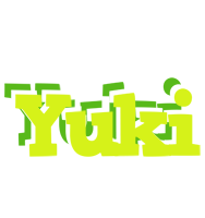 Yuki citrus logo