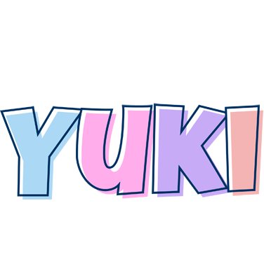 Yuki pastel logo