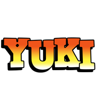 Yuki sunset logo
