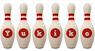 Yukiko bowling-pin logo