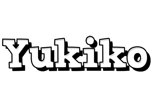 Yukiko snowing logo