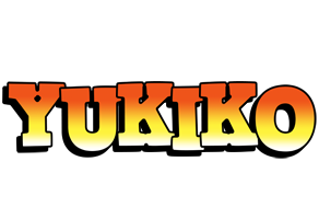 Yukiko sunset logo